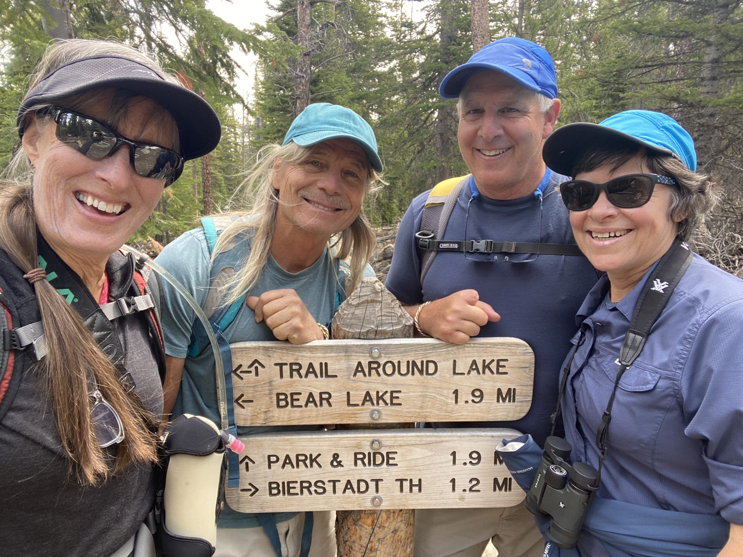 hiking in Rocky MT National Park