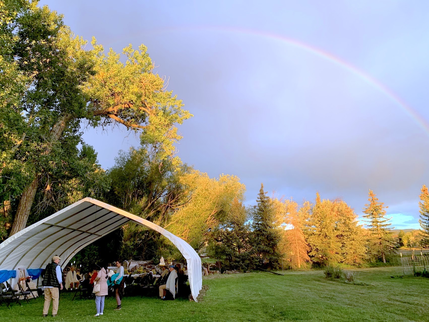 Temple Rainbow