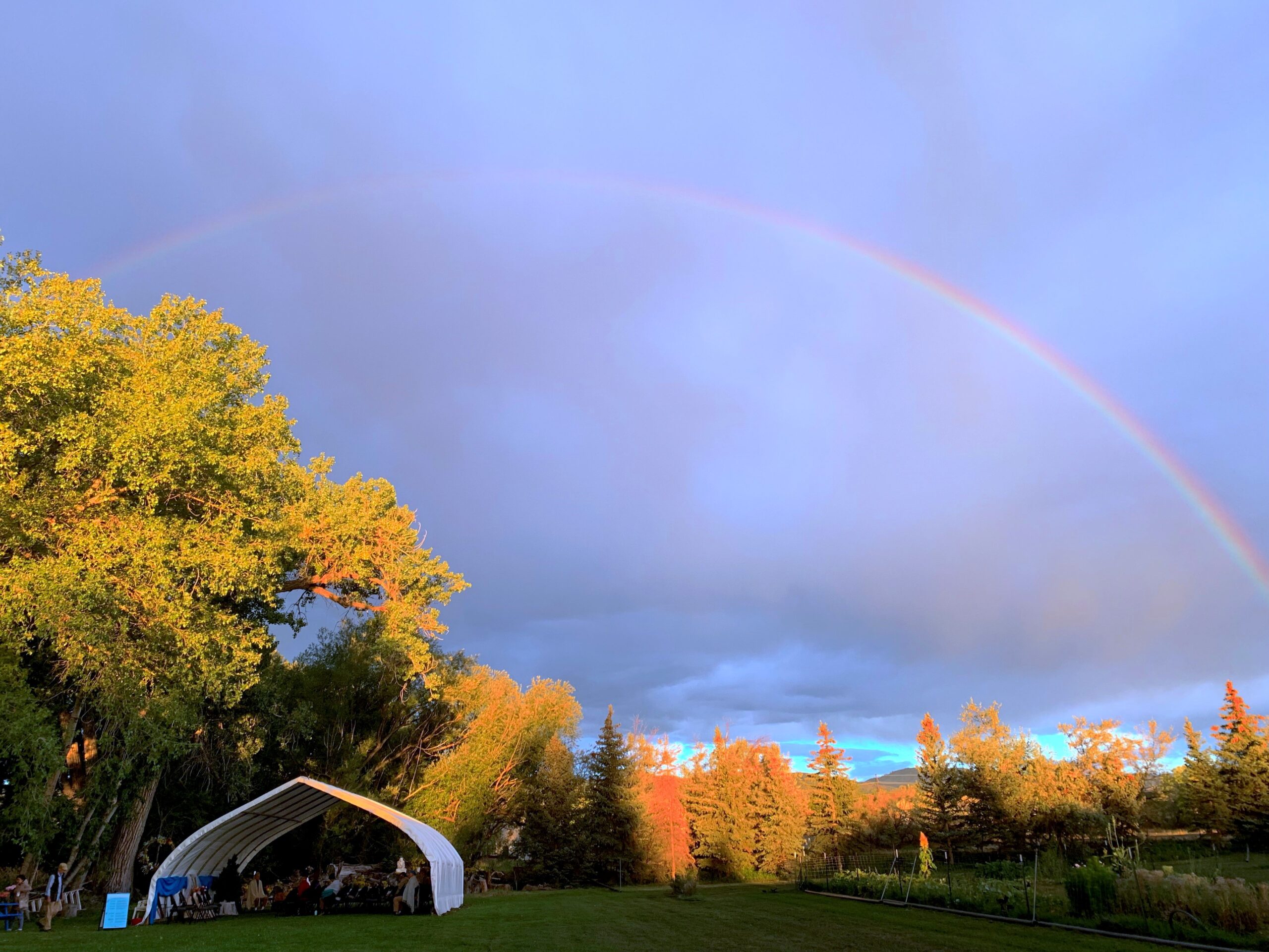 Rainbow at Dedication