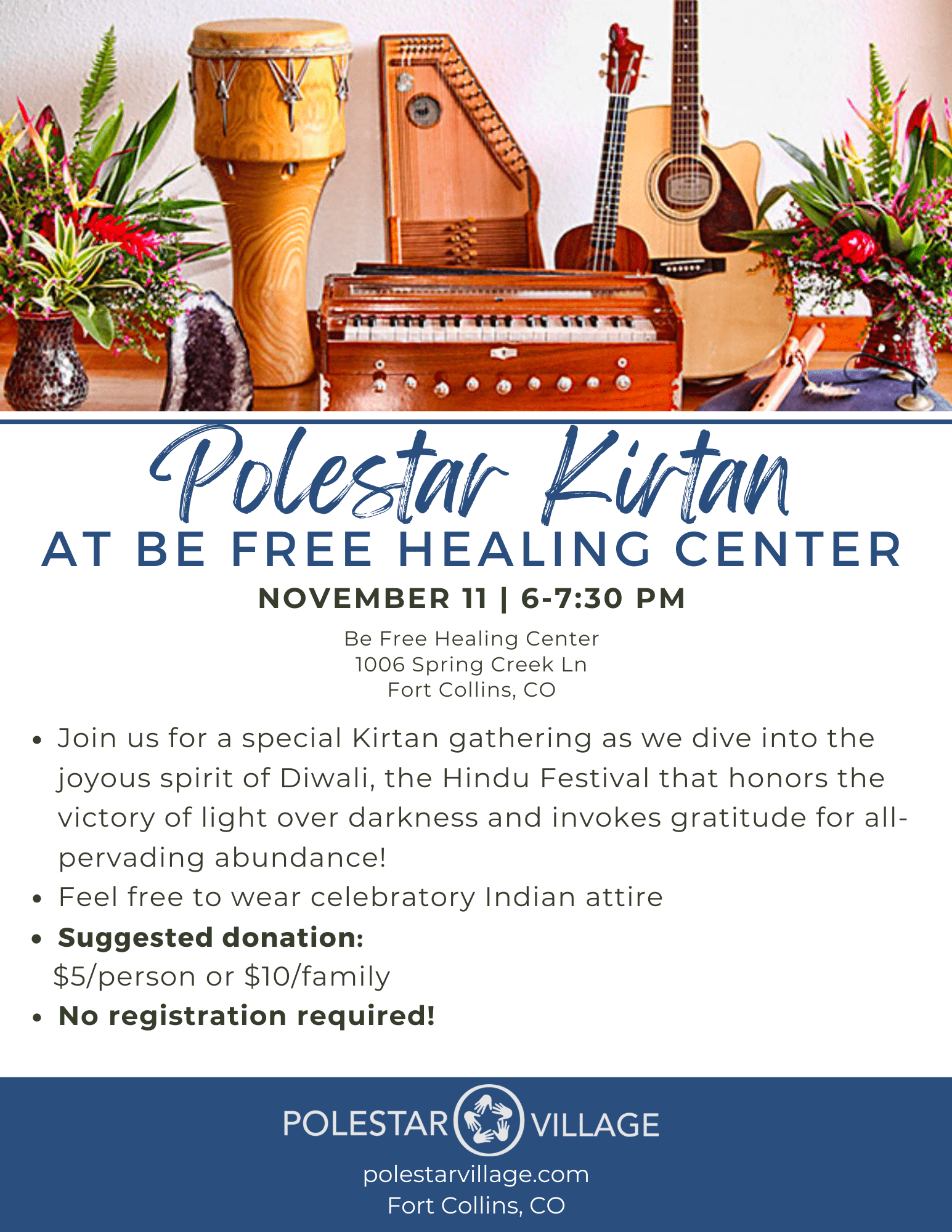 Polestar Kirtan Nov 2023 @ Be Free