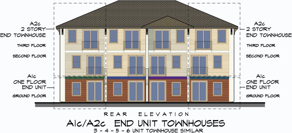 A1c-A2c REAR Elevation