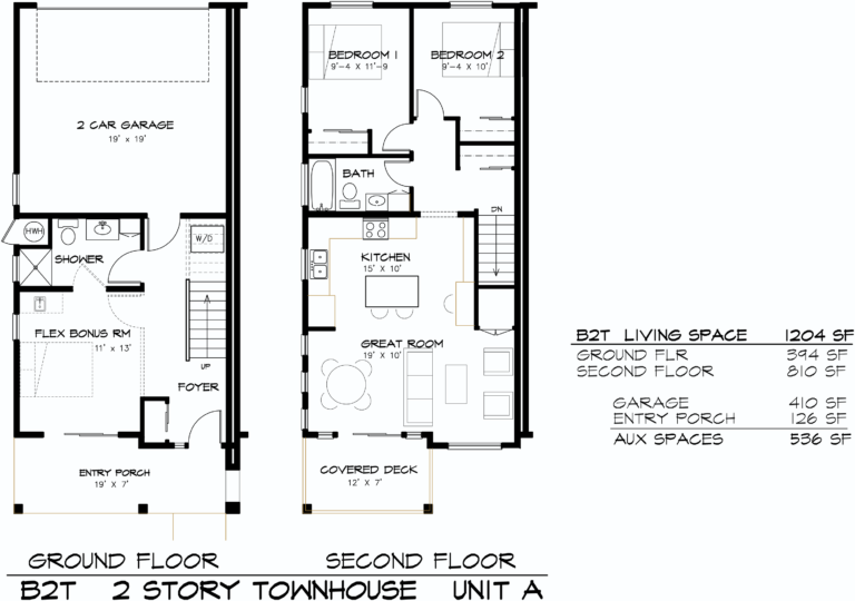 B2 2 STORY TOWNHOME UNIT A 3 12 24