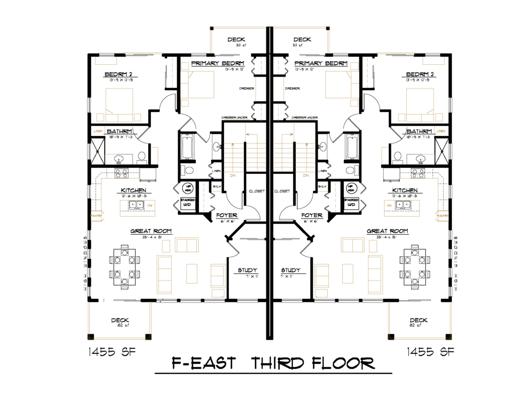 F-EAST THIRD FLR Floor Plan 3-12-24