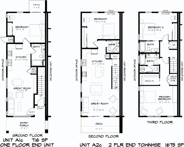 A1c A2c Floor plans PRIMARY 1 24 24