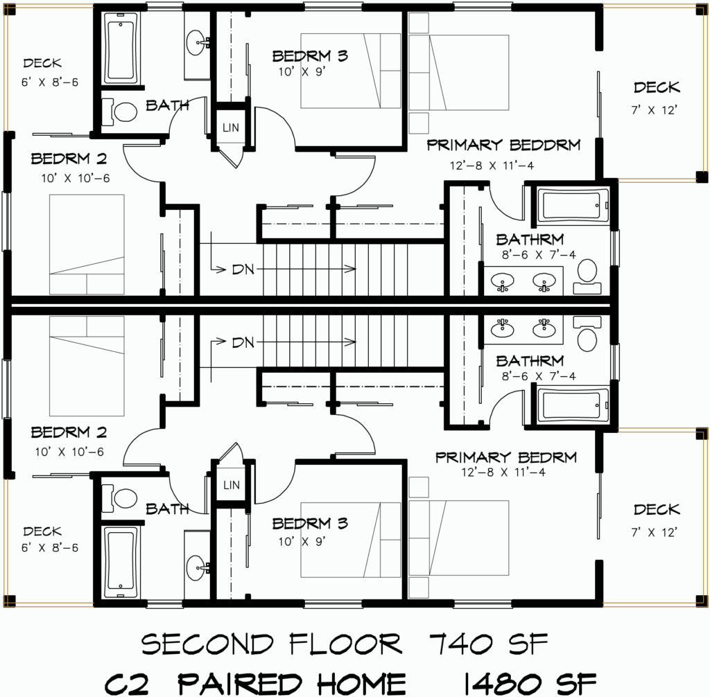 C2 SECOND FLR PLAN PRIMARY 1-24-24